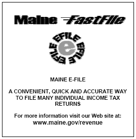 Maine FastFile, Efile