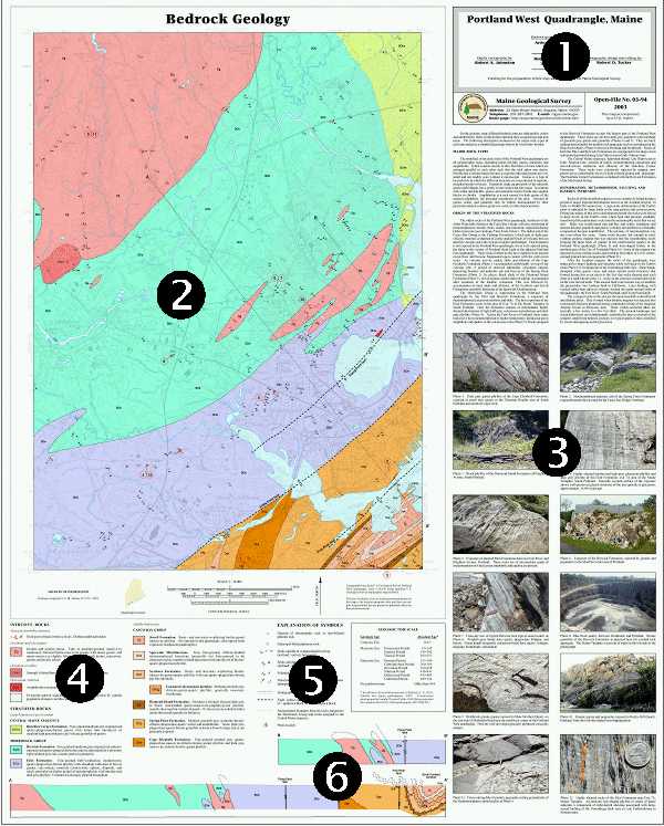 sample bedrock geology map