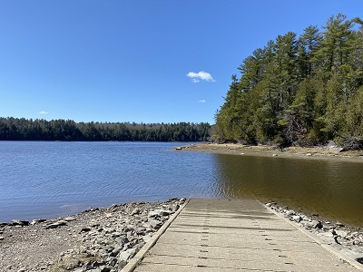 Photo of boat ramp leading into the water