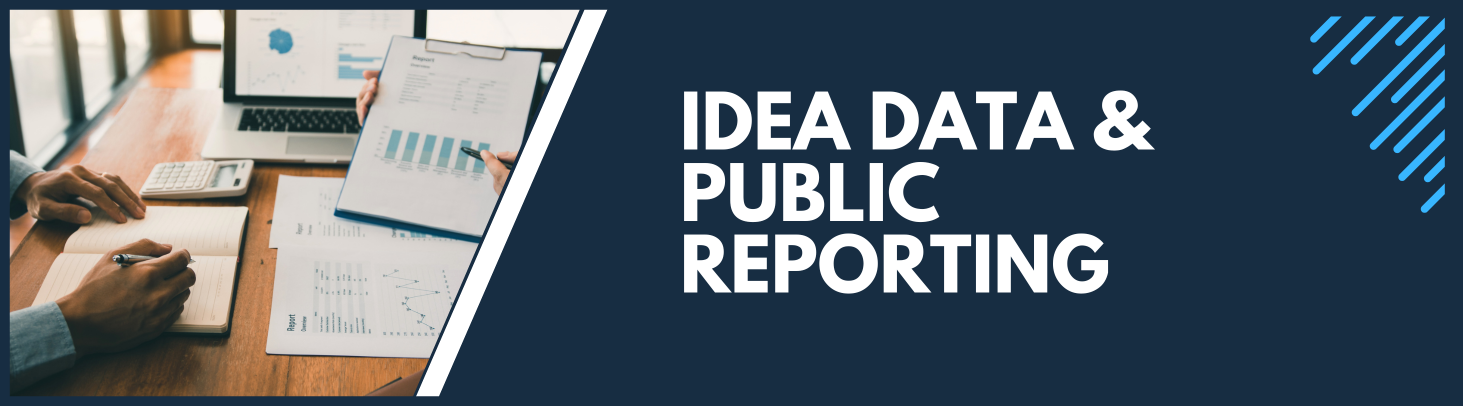 IDEA Data and Public Reporting Banner