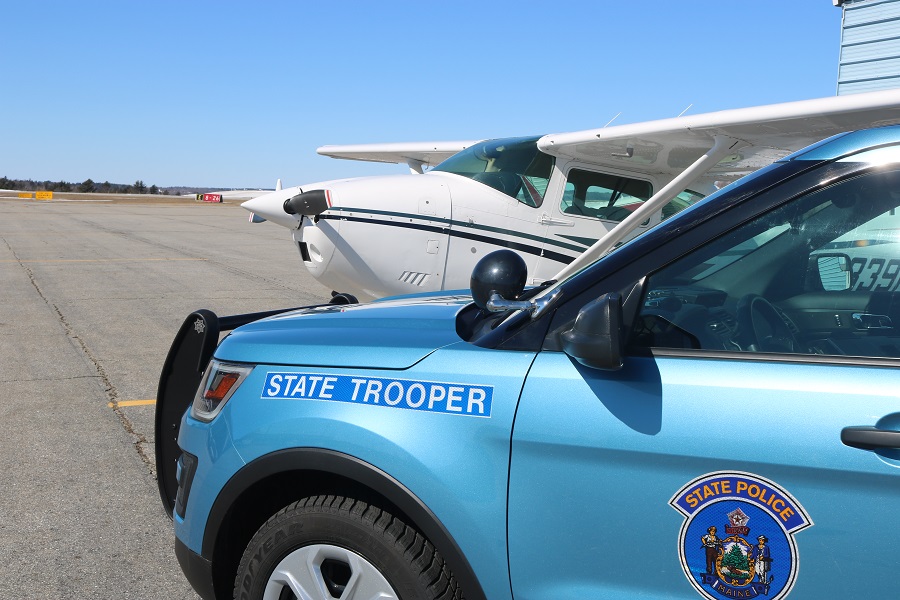 Maine State Police Air Wing and Cruiser