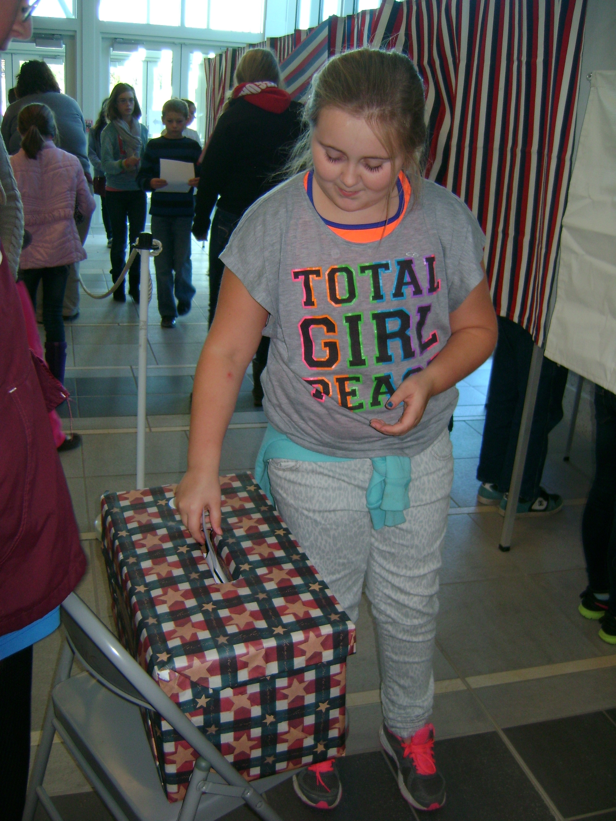 Photo of Ellsworth ES and MS Mock Election