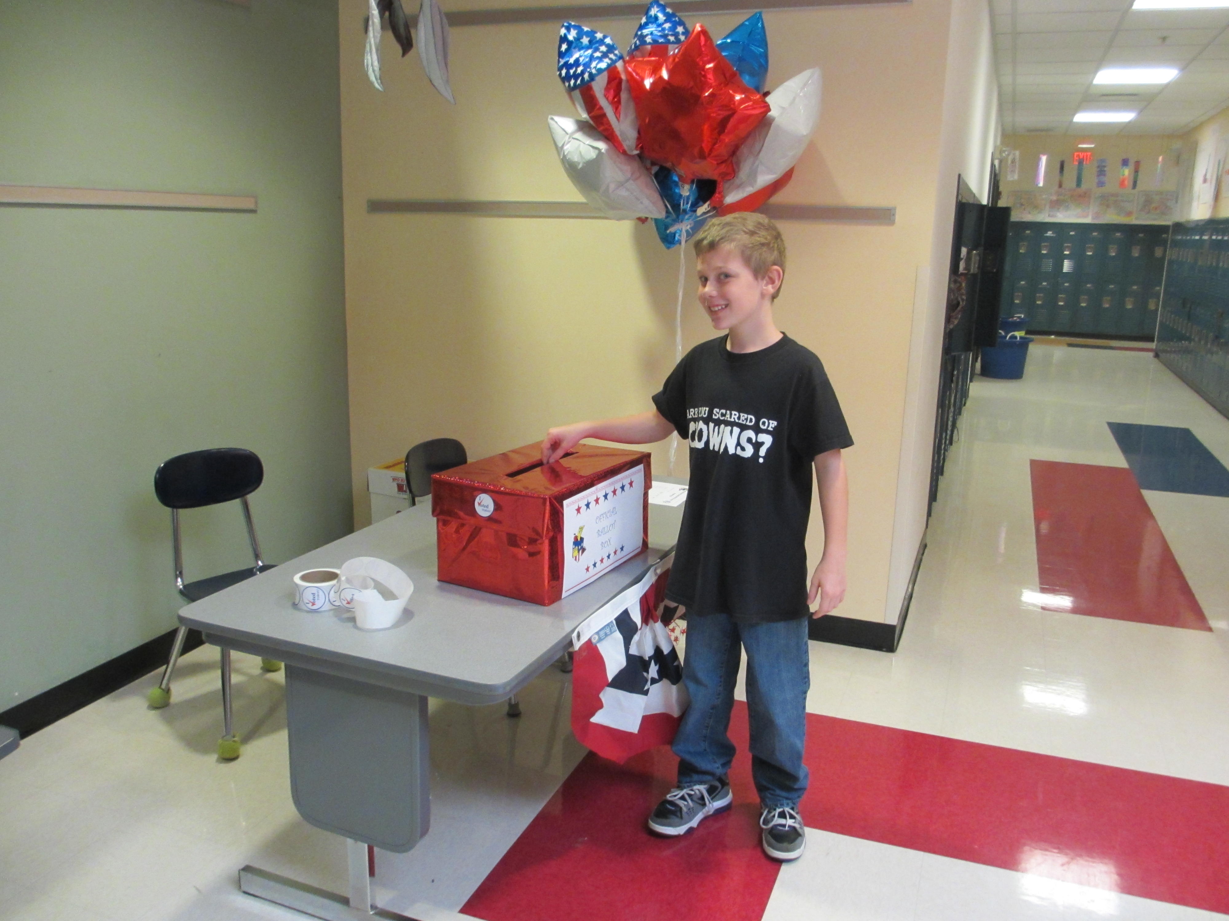 Photo of Wells ES Mock Election