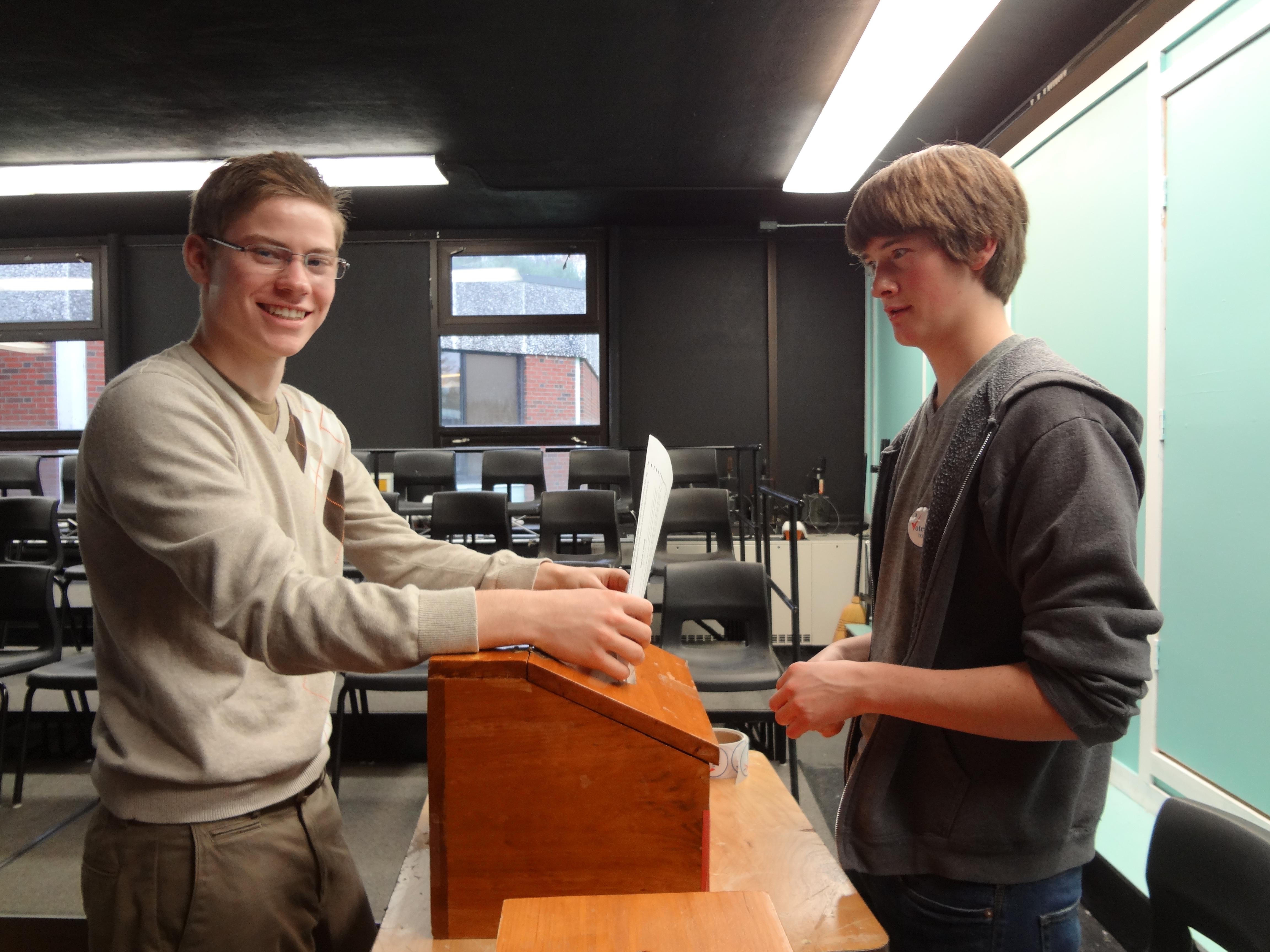 Wiscasset High School Mock Election