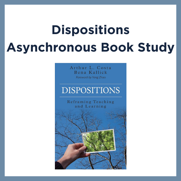 Image that says Dispositions Asynchronous Book Study